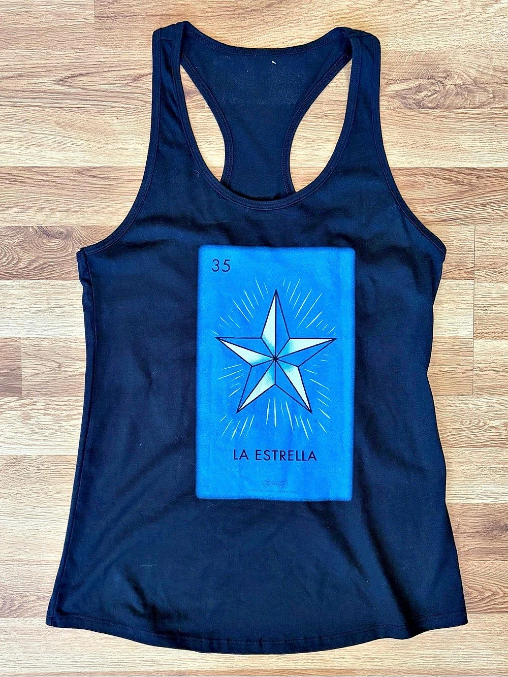 La Estrella Racerback Tank in Black